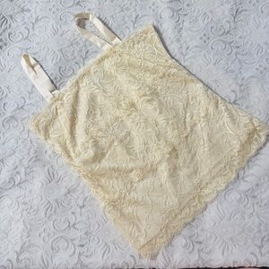 Coldwater Creek Cream Lace Top - dressy - festive - size Small - like new